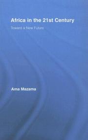 Cover of: Africa in the 21st Century: Toward a New Future (African Studies)