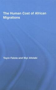 Cover of: The Human Cost of African Migrations (African Studies)