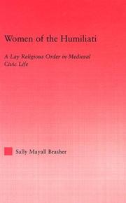 Cover of: Women of the Humiliati by Sally Brasher, Sally Brasher