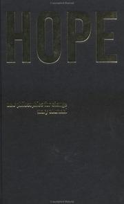 Cover of: Hope: New Philosophies for Change