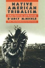 Cover of: Native American Tribalism by D'Arcy McNickle