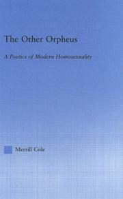 The Other Orpheus by Merrill Cole