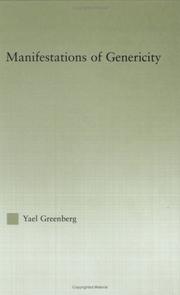 Cover of: Manifestations of genericity