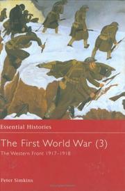 Cover of: The First World War.