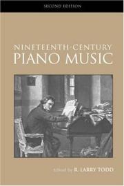Cover of: 19th-Century Piano Music by R. Larry Todd