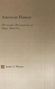 Book cover: American flaneur | James V. Werner