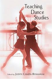 Cover of: Teaching dance studies by edited by Judith Chazin-Bennahum.
