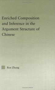 Cover of: Enriched composition and inference in the argument structure of Chinese