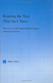 Reading the text that isn't there by Mike Lee Davis