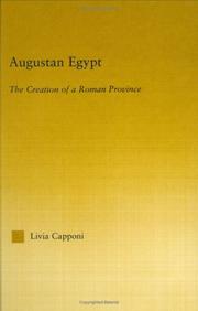 Cover of: Augustan Egypt | Livia Capponi