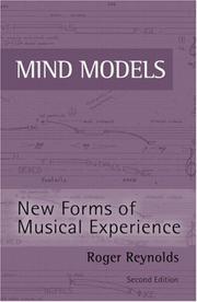 Cover of: Mind models: new forms of musical experience