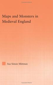 Cover of: Maps and monsters in medieval England