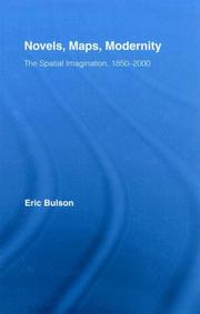 Cover of: Novels, Maps, Modernity: The Spatial Imagination, 1850-2000 (Literary Criticism and Cultural Theory)