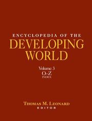 Encyclopedia of the developing world by Thomas M. Leonard