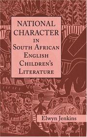 Cover of: National Character in South African English Children's Literature (Children's Literature and Culture) by Elwyn Jenkins