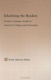 Cover of: Inhabiting the borders by Robin Matross Helms, Robin Matross Helms