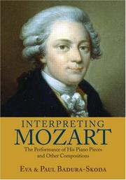 Cover of: Interpreting Mozart by Eva Badura-Skoda