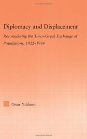 Cover of: Diplomacy and Displacement by Onur Yildirim