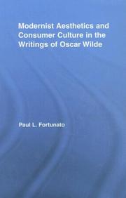 Cover of: Modernist Aesthetics and Consumer Culture in the Writings of Oscar Wilde