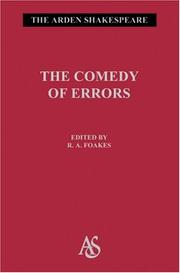 Cover of: The Comedy of Errors (Arden Shakespeare: Second Series) by William Shakespeare