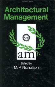 Cover of: Architectural Management