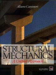 Cover of: Structural mechanics: a unified approach