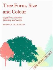 Cover of: Tree Form, Size and Colour by John St. Bodfan Gruffydd