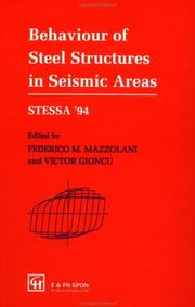 Cover of: Behaviour of Steel Structures in Seismic Areas