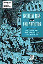 Cover of: Natural Risk and Civil Protection by Horlick-Jones