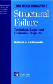 Cover of: Structural Failure: Technical, Legal and Insurance Aspects (Istli Special Publication)