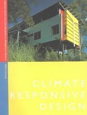Cover of: Climate responsive design by Richard Hyde