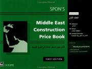 Cover of: Spon's Middle East construction price book =: [Kitāb Sibūn li-asʻār al-munshaʼāt fī al-Sharq al-Awsaṭ]