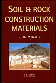 Cover of: Soil and rock construction materials