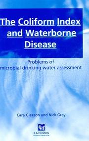The coliform index and waterborne disease by Cara Gleeson