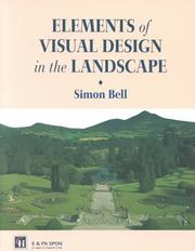 Cover of: Elements of Visual Design in the Landscape