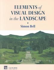 Cover of Elements of visual design in the landscape