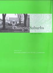 Cover of: Changing Suburbs: Foundation, Form and Function (Studies in History, Planning, and the Environment)