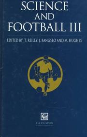 Cover of: Science and Football III by T. Reilly