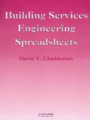 Building services engineering spreadsheets by David V. Chadderton