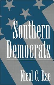 Cover of: Southern Democrats by Nicol C. Rae
