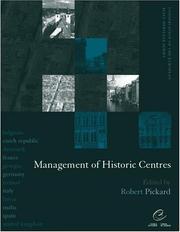Cover of: Management of Historic Centres (Conservation of the European Built Heritage Series)