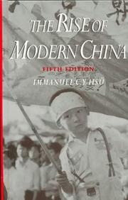 Cover of: The rise of modern China by Immanuel Chung-yueh Hsü