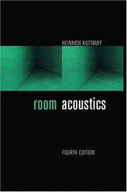 Room acoustics by Heinrich Kuttruff
