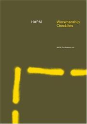Cover of: HAPM Workmanship Checklists by Construction Au