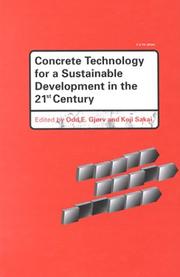 Cover of: Concrete technology for a sustainable development in the 21st century