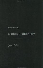 Cover of: Sports geography