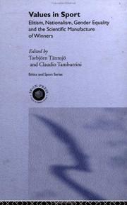 Cover of: Values in Sport (Ethics and Sport Book Series) | C. Tamburrini