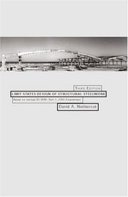 Cover of: Limit States Design of Structural Steelwork