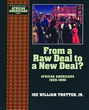 Cover of: From a raw deal to a New Deal?: African Americans, 1929-1945