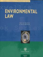 Cover of: Environmental Law (Textbook)